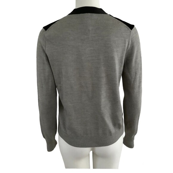 J. Crew Two Toned Sweater Long Sleeve Button Front FLAWED S - Picture 2 of 14